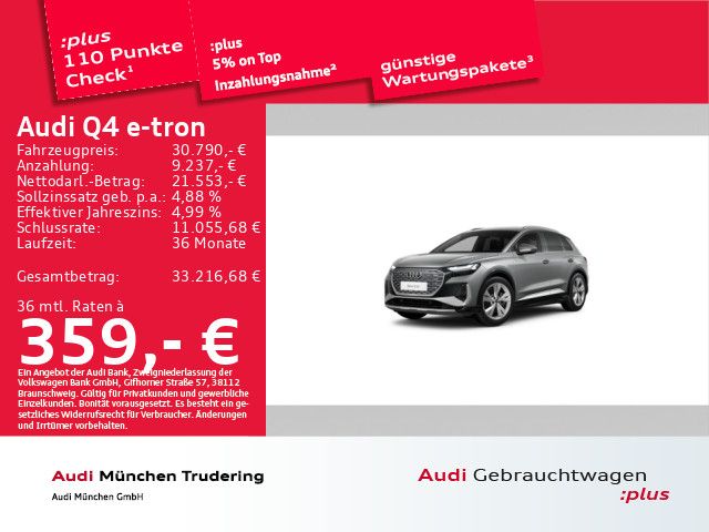 Audi Q4 e-tron 80.641 km 30.789 &euro; München 81825