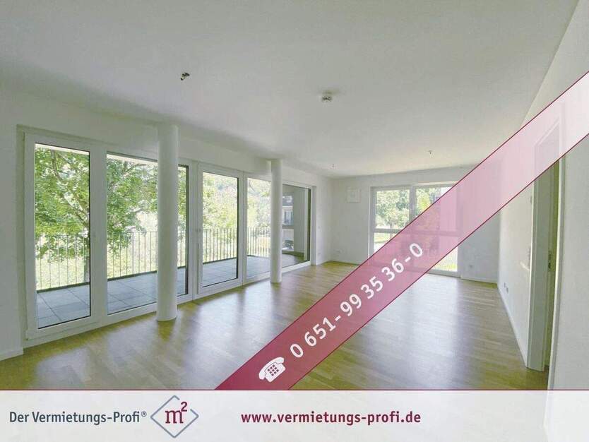 Energieeffiziente Wohnung mit direktem Moselblick - 2-Zimmer-Wohnung mit großzügiger Terrasse, Einbauküche & Tiefgaragenstellplatz 2 zimmer