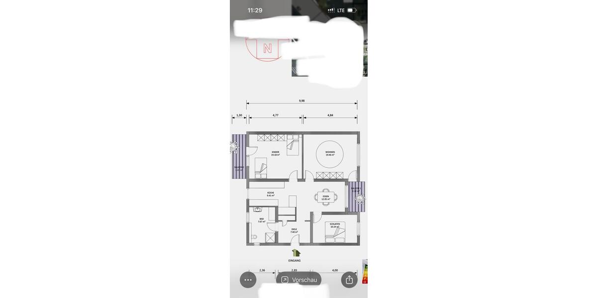 Etagenwohnung Ludwigshafen am Rhein Parkinsel - 3.5 Zimmer, 90 m&sup2;, 295.000&euro; | Angebot:26751741