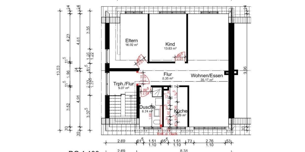 Etagenwohnung Saarlouis - 2 Zimmer, 95 m&sup2;, 900&euro; | Angebot:26393233