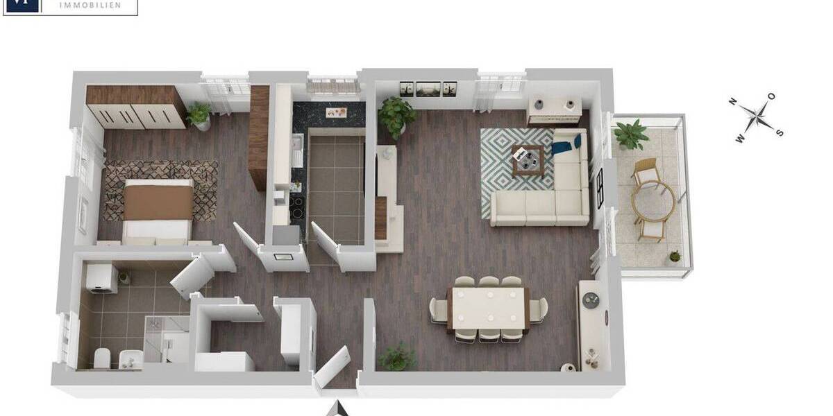 Etagenwohnung Nördlingen - 2 Zimmer, 88 m&sup2;, 620.000&euro; | Angebot:26330483