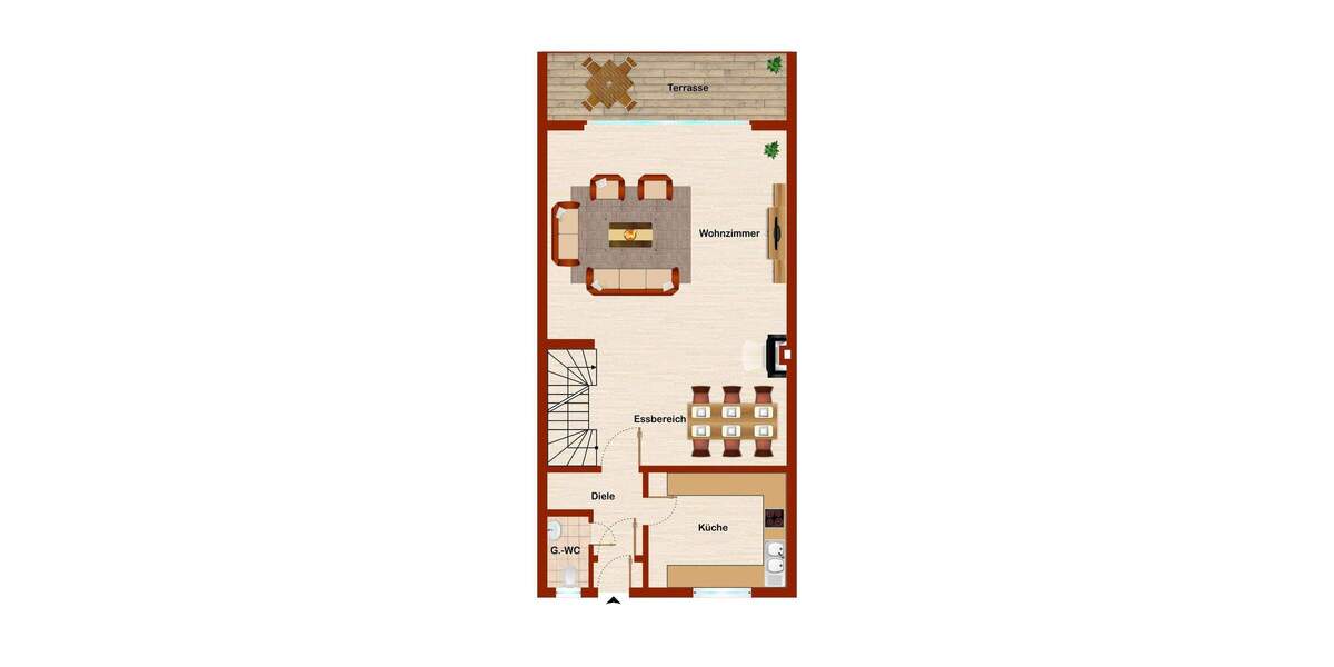 Reihenmittelhaus Moers Schwafheim - 4 Zimmer, 120 m&sup2;, 359.000&euro; | Angebot:25191008