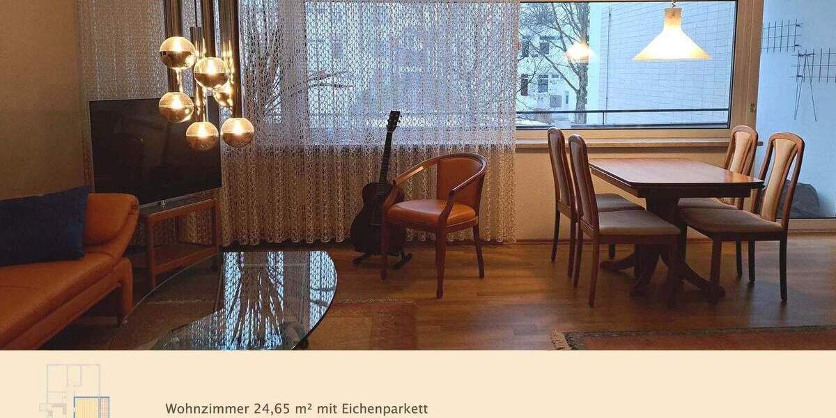 Etagenwohnung Regensburg Westenviertel - 4 Zimmer, 100 m&sup2;, 385.000&euro; | Angebot:25070568