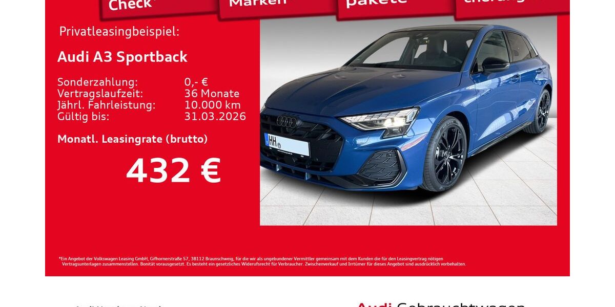 Audi A3 7.776 km 37.940 &euro; Hamburg 22419