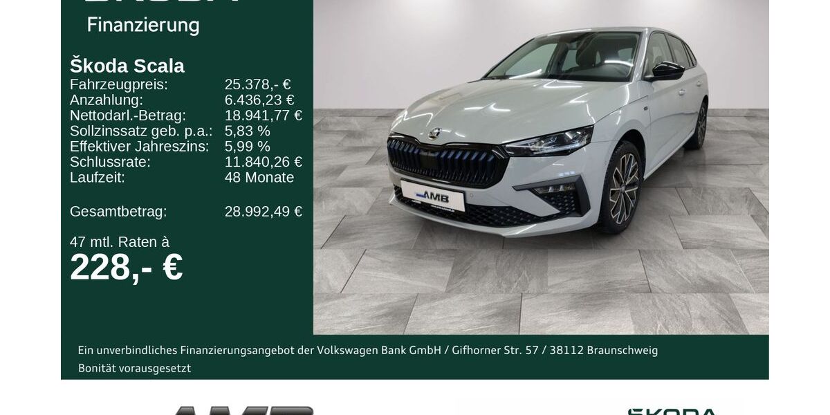 Skoda Scala 18.820 km 24.880 &euro; Borna 04552