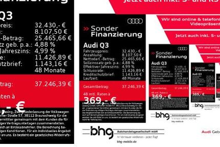 Audi Q3 69.304 km 31.730 &euro; Rottweil 78628