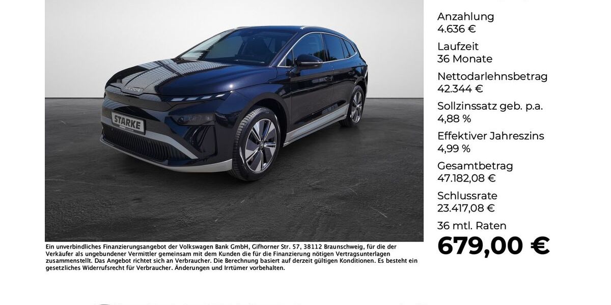 Skoda Enyaq 13.500 km 46.980 &euro; Osnabrück 49084