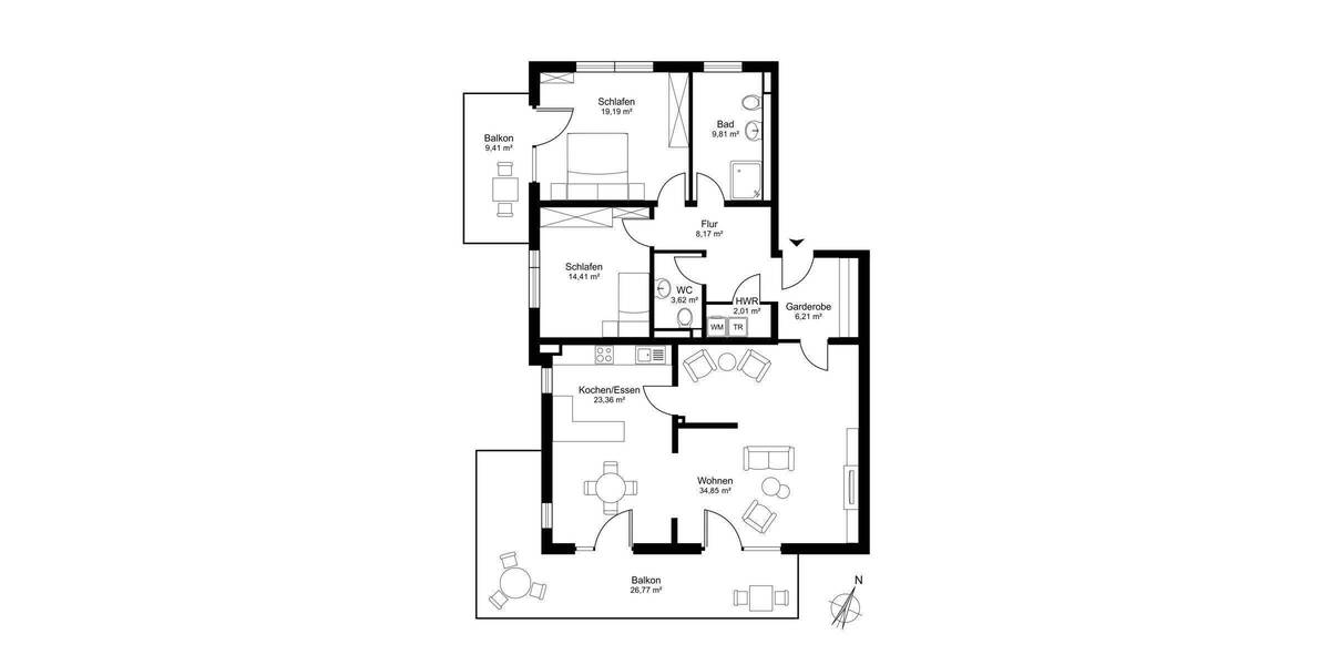 Exklusives Wohnen in Kassel-Harleshausen 4 zimmer