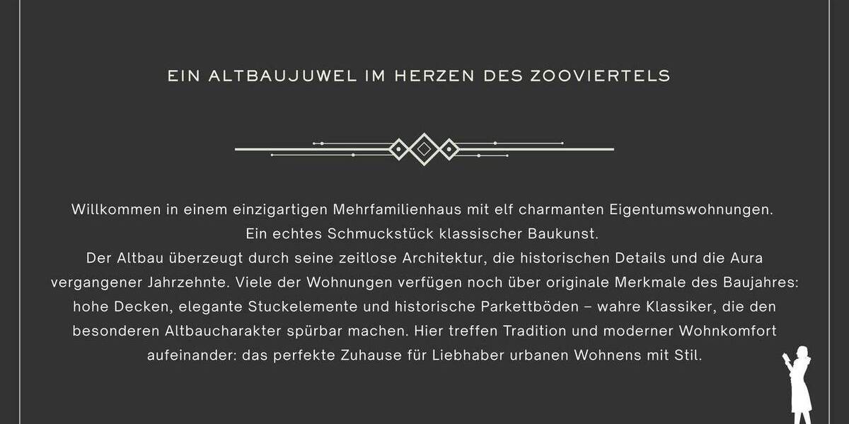 Etagenwohnung Düsseldorf Düsseltal - 2 Zimmer, 68 m&sup2;, 299.000&euro; | Angebot:26826273