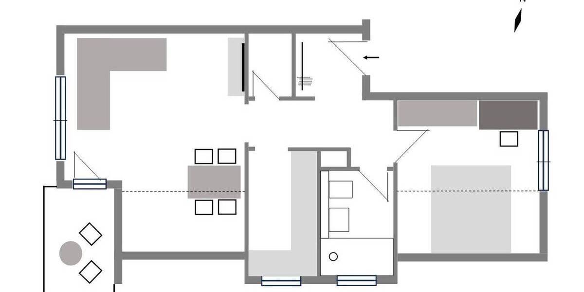 Etagenwohnung Bad Rappenau Fürfeld - 2 Zimmer, 48 m&sup2;, 198.000&euro; | Angebot:26808531