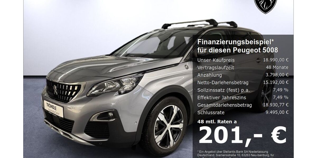 Peugeot 5008 106.950 km 18.490 &euro; Lörrach 79541