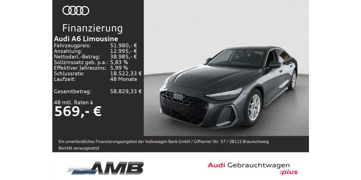 Audi A6 2.870 km 51.980 &euro; Borna 04552