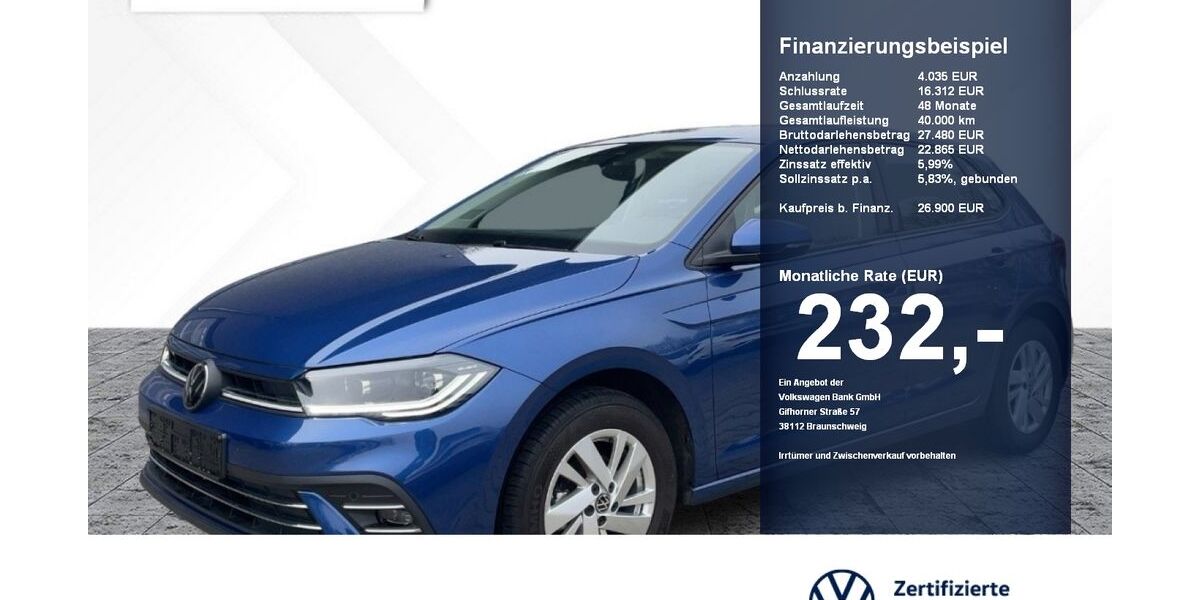 VW Polo 5.533 km 26.500 &euro; Erding 85435