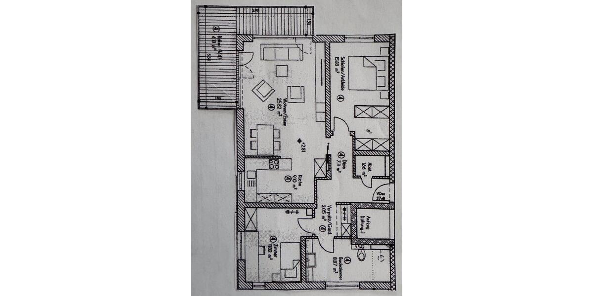 Etagenwohnung Rosenheim Egarten - 3 Zimmer, 92 m&sup2;, 699.000&euro; | Angebot:27092659