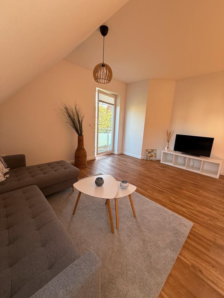 möblierte Wohnung mit Balkon in Burg 23769, ab 10. Oktober 2025