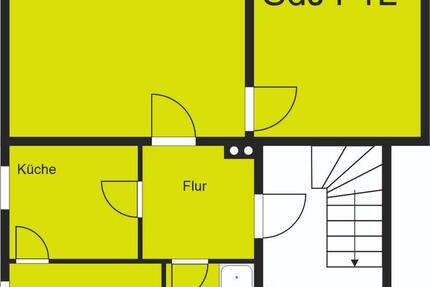 Wohnung Kemberg - 3 Zimmer, 80 m&sup2;, 430&euro; | Angebot:25570872