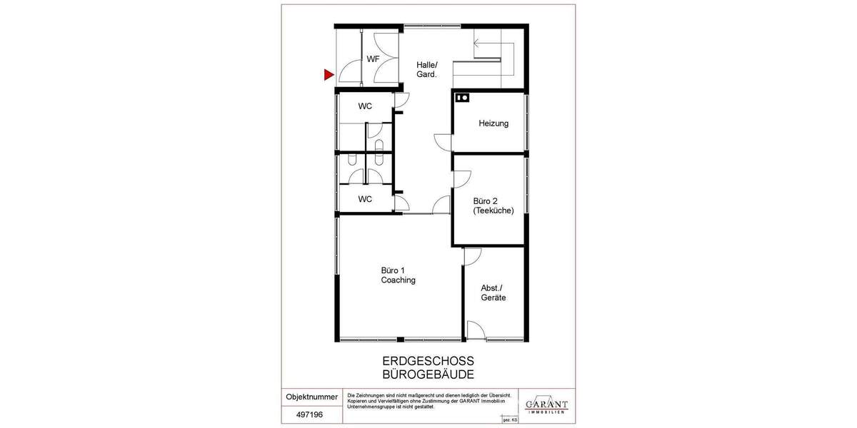 2 Gebäude: 1 Bürohaus und 1 Wohnhaus mit ca. 415 qm Gesamtfläche - Viele Nutzungsmöglichkeiten! zimmer
