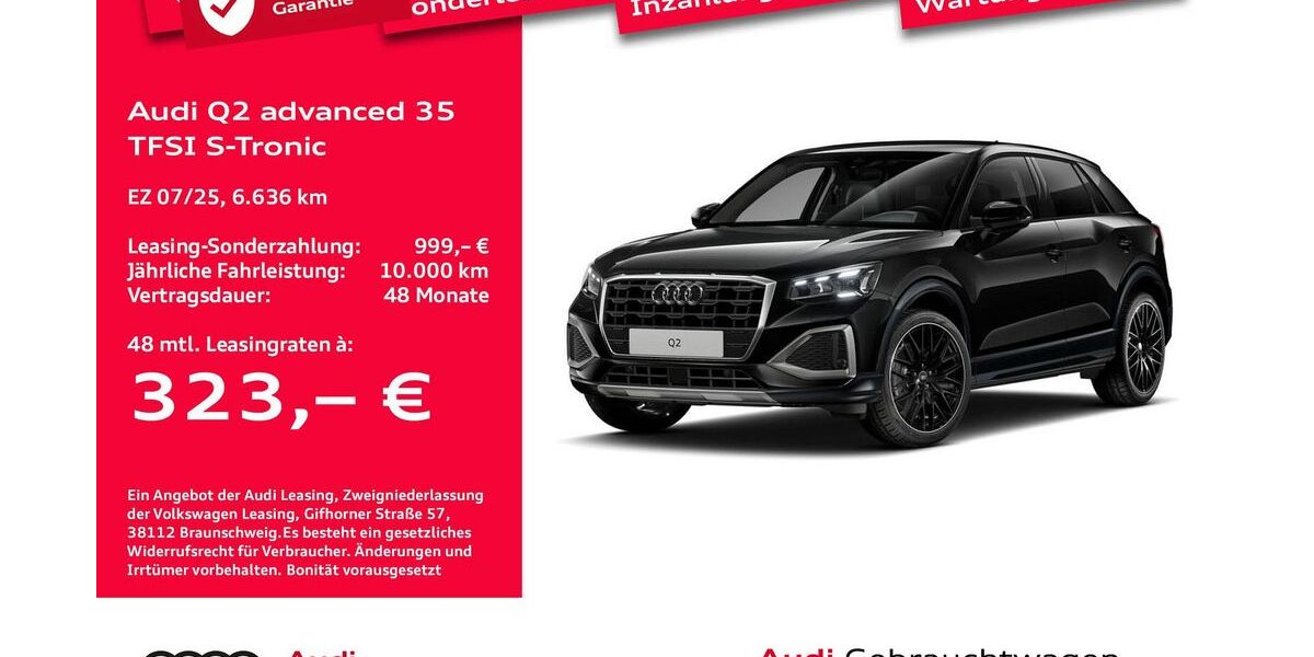 Audi Q2 6.636 km 34.850 &euro; Bremen 28207