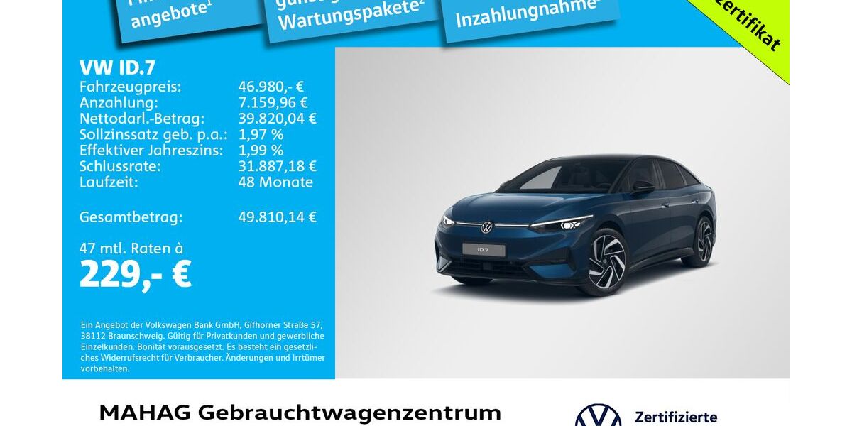 VW ID.7 16.065 km 46.980 &euro; München 80935