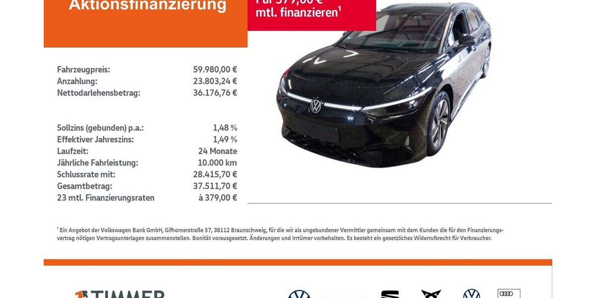 VW ID.7 15.999 km 59.980 &euro; Rheine 48432