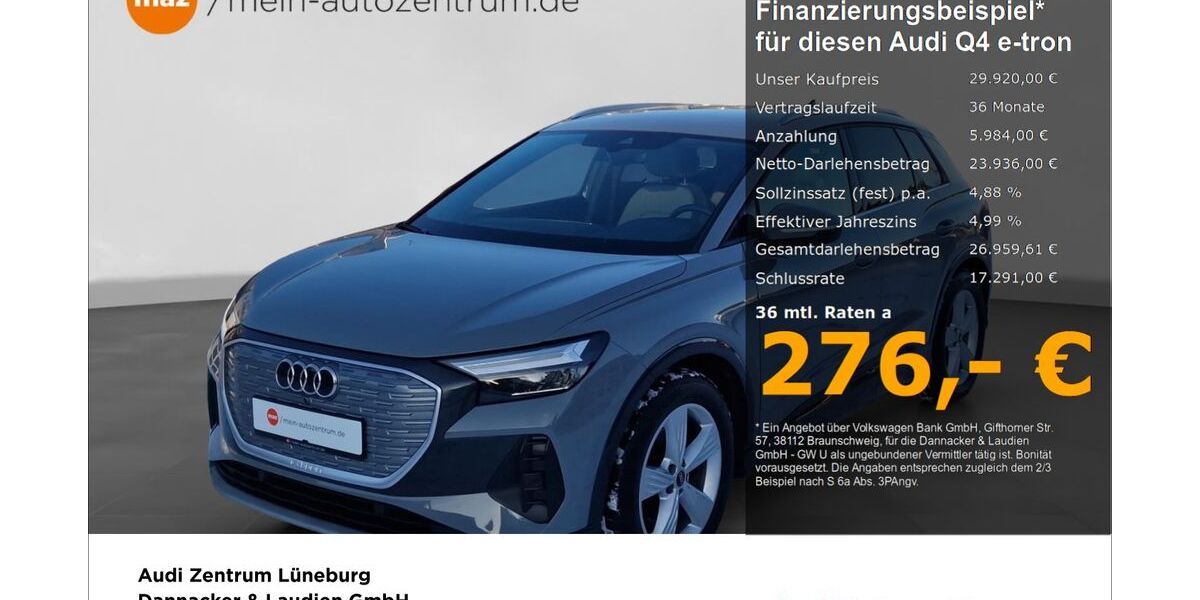 Audi Q4 e-tron 84.041 km 29.920 &euro; Lüneburg 21335