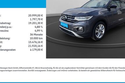 VW T-Cross 33.465 km 20.999 &euro; Leinefelde-Worbis/DE 37327