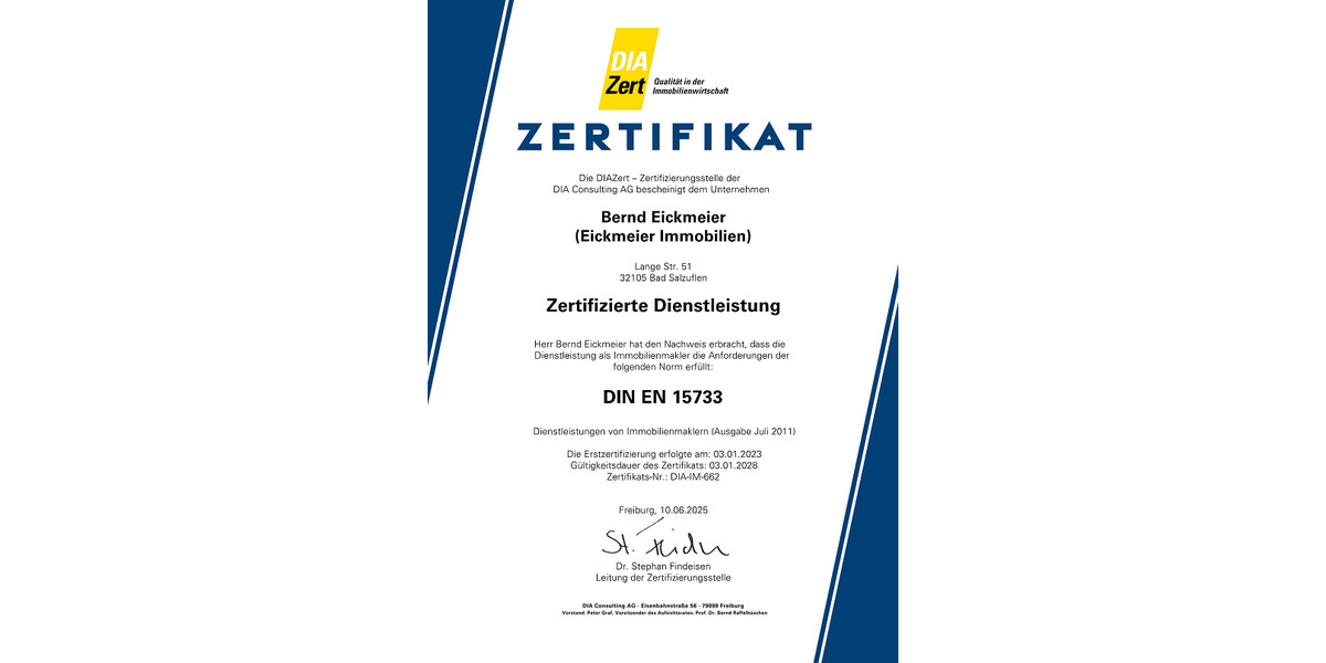 Etagenwohnung Bad Salzuflen Innenstadt - 3 Zimmer, 92 m&sup2;, 1.012&euro; | Angebot:26751750
