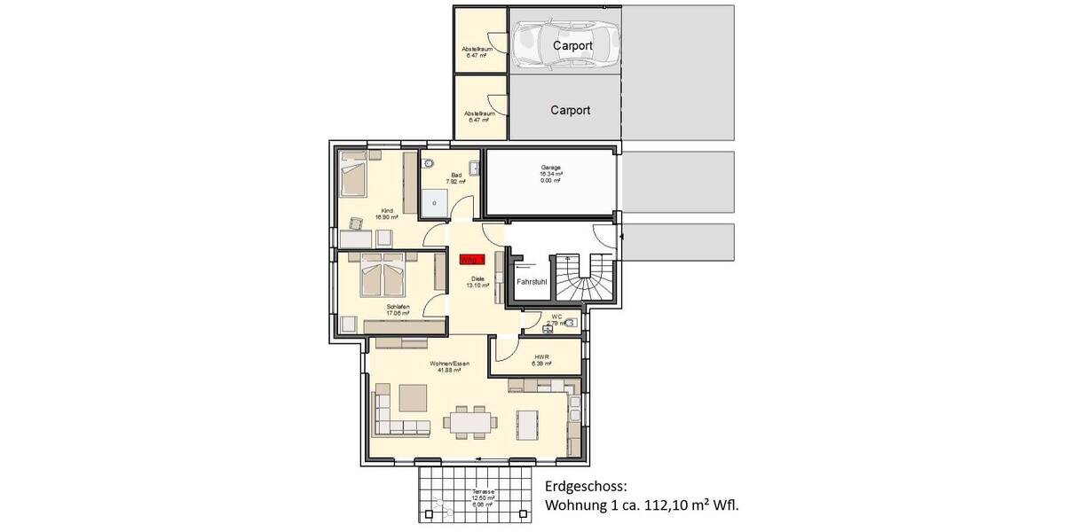Etagenwohnung Herford Innenstadt - 4 Zimmer, 123 m&sup2;, 542.300&euro; | Angebot:26779118