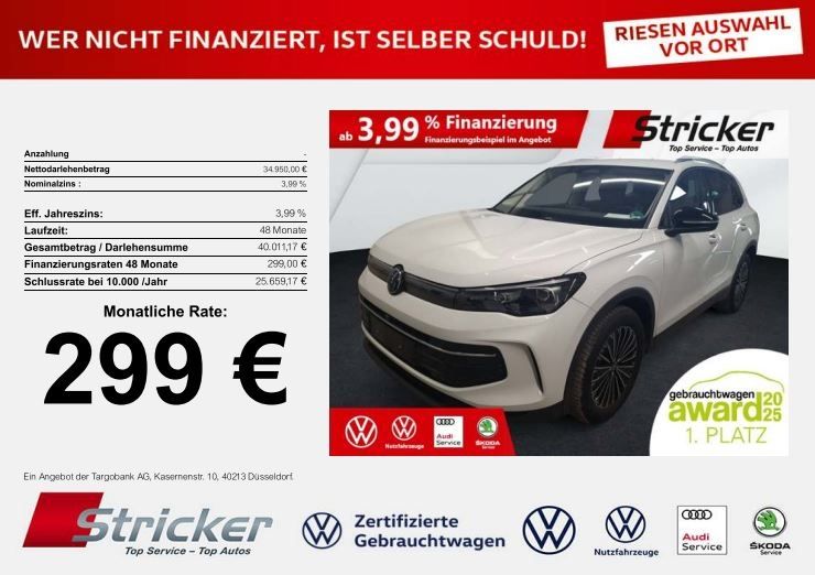 VW Tiguan 20.278 km 34.949 &euro; Detmold 32760