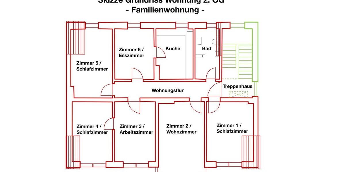 Etagenwohnung Olpe - 5 Zimmer, 120 m&sup2;, 1.320&euro; | Angebot:26320461