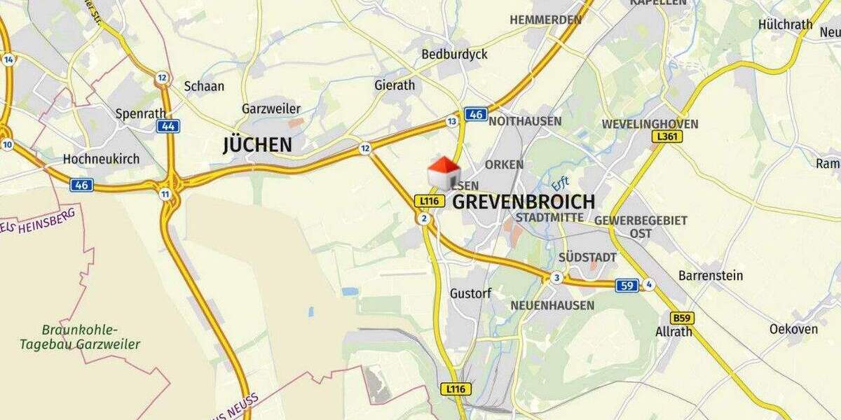 Reihenendhaus Grevenbroich-Elsen Elsen - 5 Zimmer, 153 m&sup2;, 469.000&euro; | Angebot:24748287