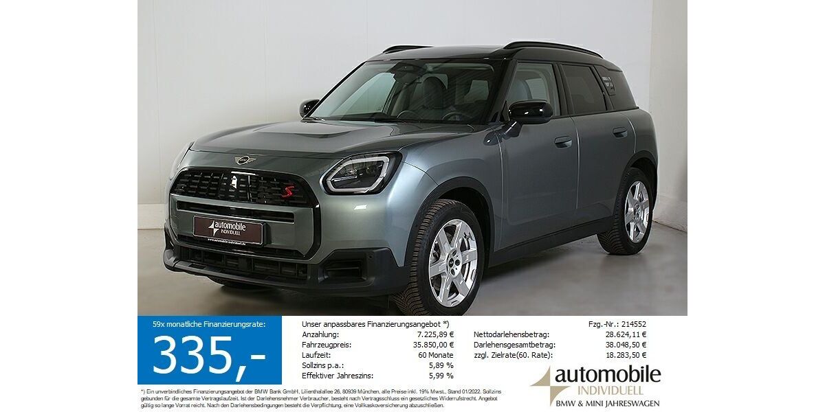 Mini Countryman S (Cooper) 13.400 km 35.340 &euro; Paderborn 33100