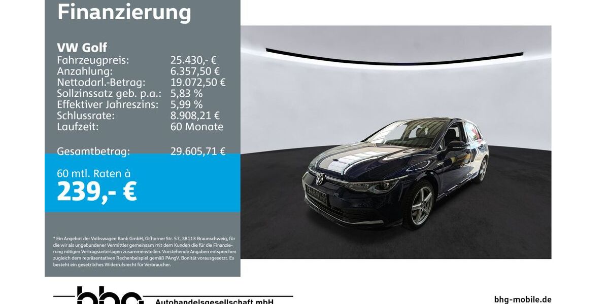 VW Golf 76.401 km 25.430 &euro; Reutlingen 72770
