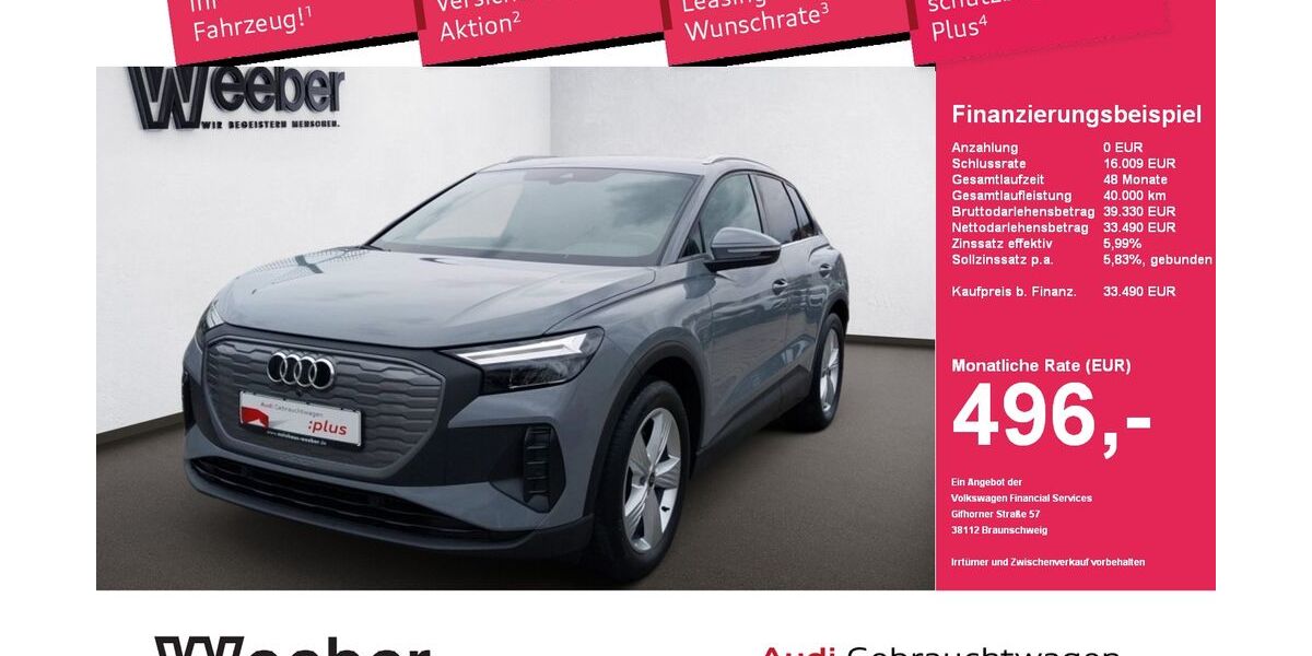Audi Q4 e-tron 57.646 km 33.490 &euro; Herrenberg 71083