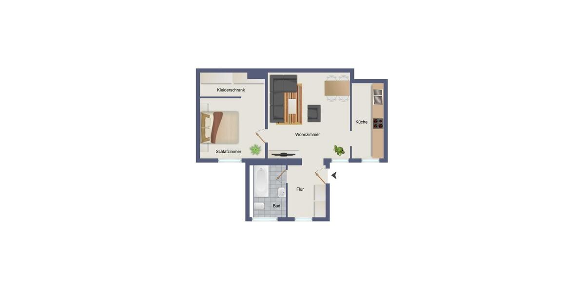 Erdgeschoßwohnung Zehdenick - 2 Zimmer, 63 m&sup2;, 620&euro; | Angebot:24867623
