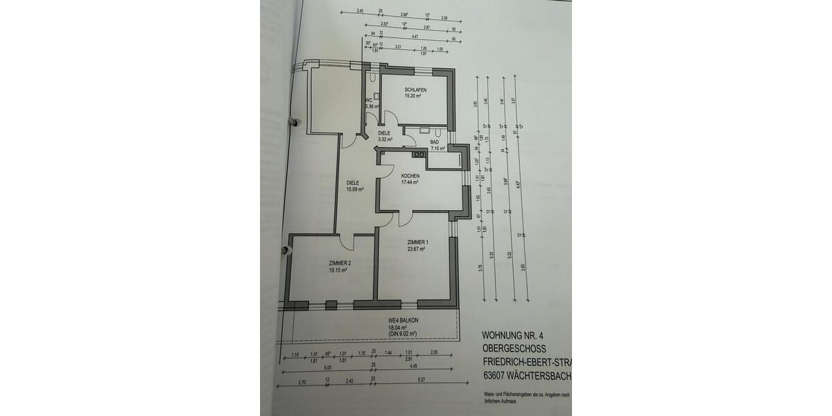 Etagenwohnung Wächtersbach - 3.5 Zimmer, 115 m&sup2;, 355.000&euro; | Angebot:26270775