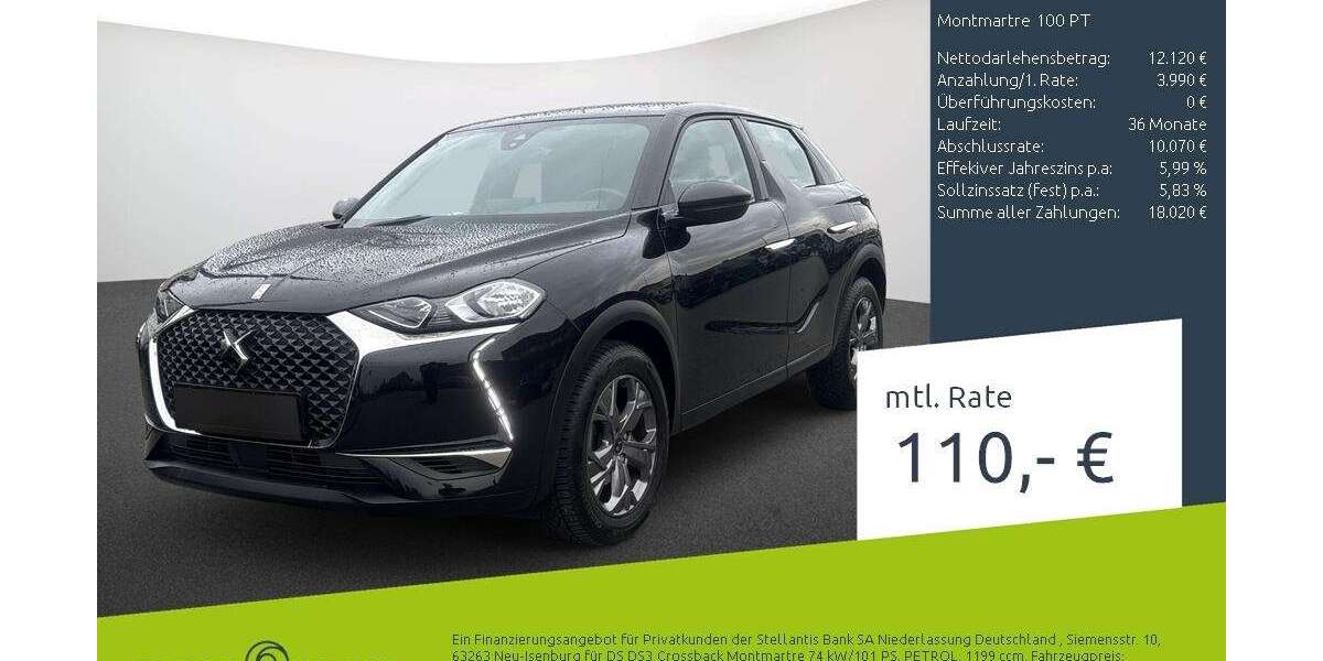 DS Automobiles DS 3 Crossback 39.921 km 15.870 &euro; Borken 46325