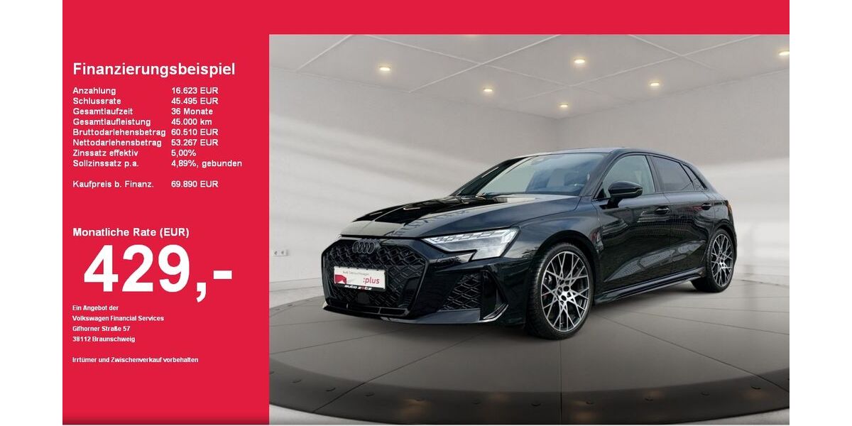 Audi RS3 5.000 km 69.890 &euro; Landau 76829