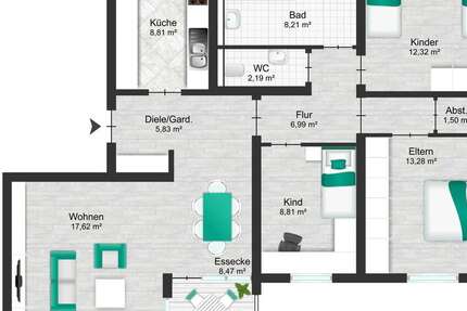 Wohnung Oberkochen - 4.5 Zimmer, 94 m&sup2;, 190.000&euro; | Angebot:26310671