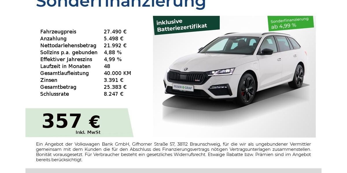 Skoda Octavia 44.350 km 27.490 &euro; Nürnberg 90441