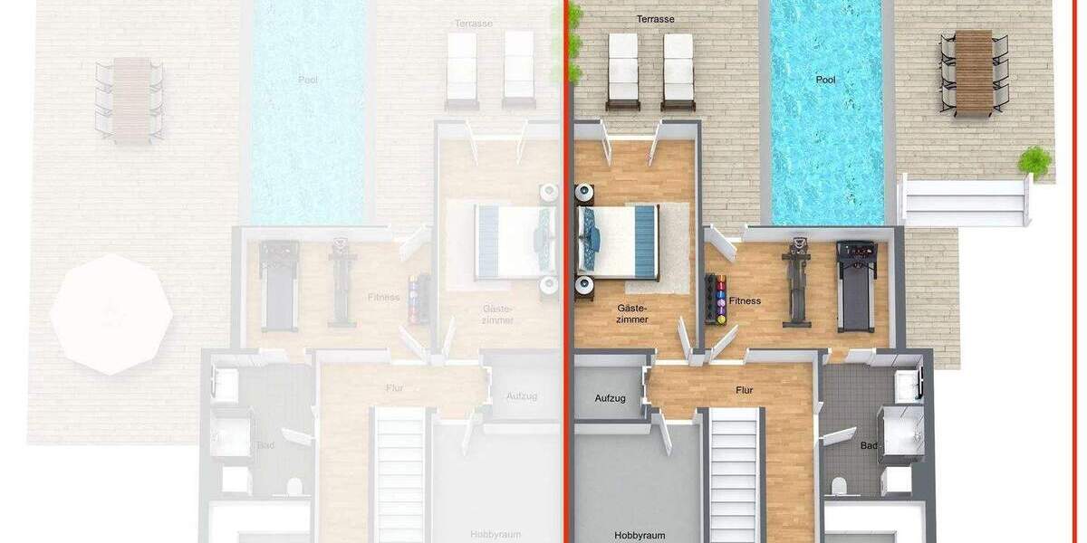 Doppelhaushälfte Höchberg - 5 Zimmer, 229 m&sup2;, 2.557.000&euro; | Angebot:25703519