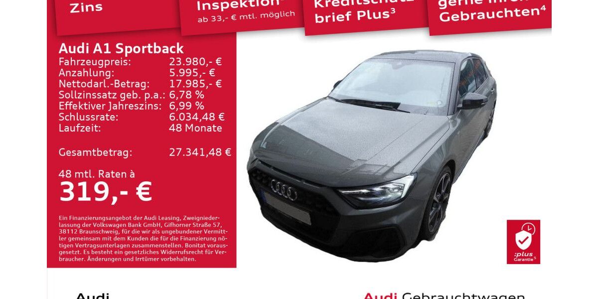 Audi A1 34.458 km 23.980 € Dresden 01169