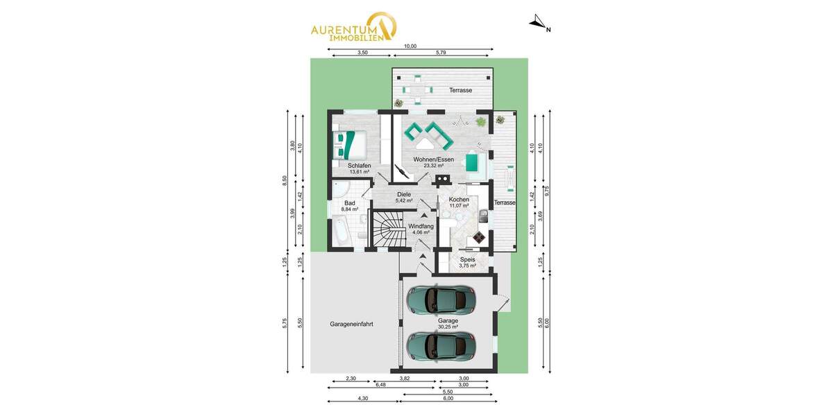 Einfamilienhaus Bruckberg Edlkofen - 6 Zimmer, 225 m&sup2;, 825.000&euro; | Angebot:25737590