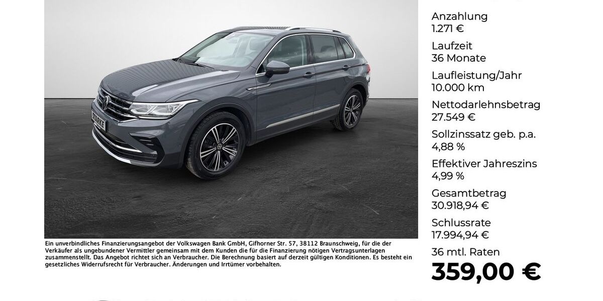 VW Tiguan 93.950 km 28.280 &euro; Vechta 49377