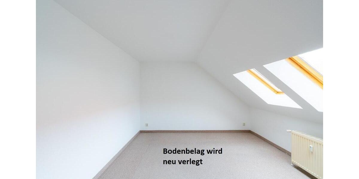 Moderne Dachgeschosswohnung mit sonnigem Westbalkon in zentraler Lage von Pulsnitz 4 zimmer