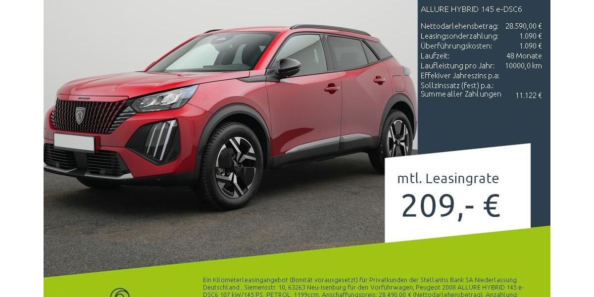 Peugeot 2008 1.500 km 28.590 &euro; Münster - Amelsbüren 48163
