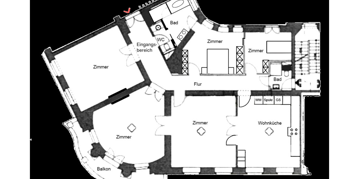 HAUS FEUERLAND: Historisches Wohn- und Geschäftshaus 5 zimmer