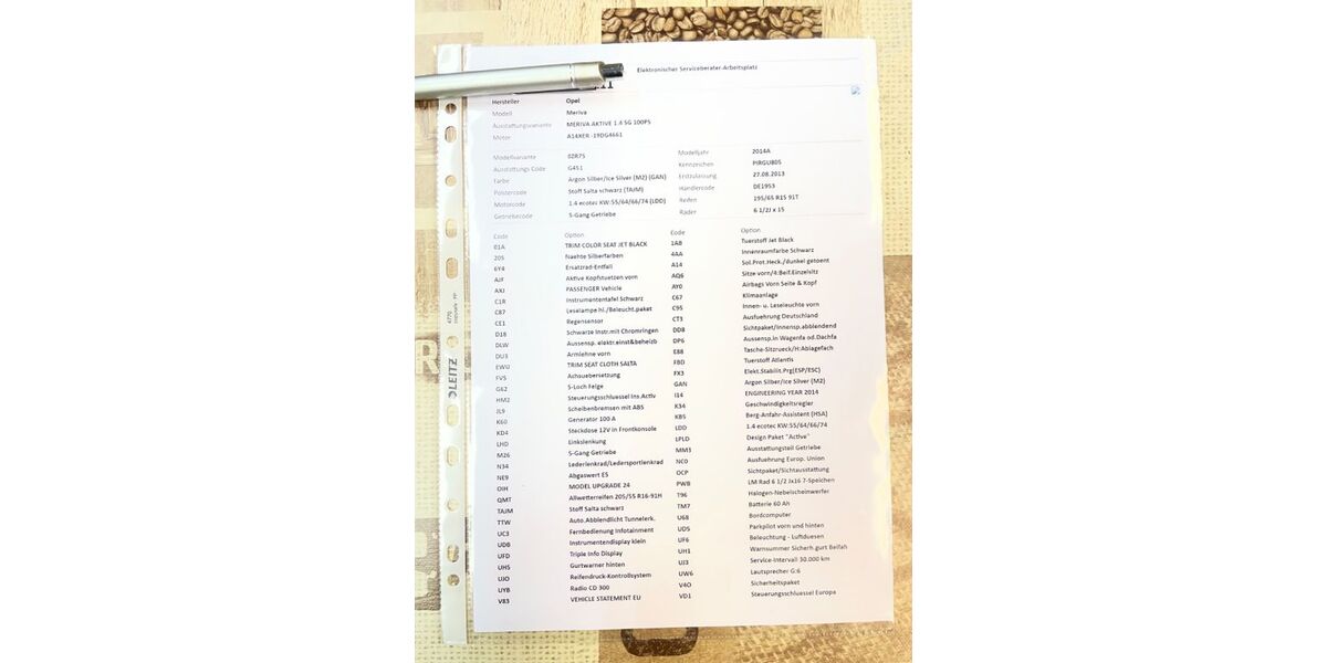 Opel Meriva 17.850 km 6.999 &euro; Weißwasser 02943