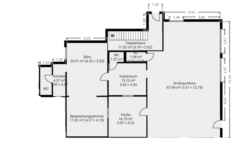 5-Zimmer-Großraumbüro in Top-Lage von Bingen-Büdesheim ab Feb. zimmer