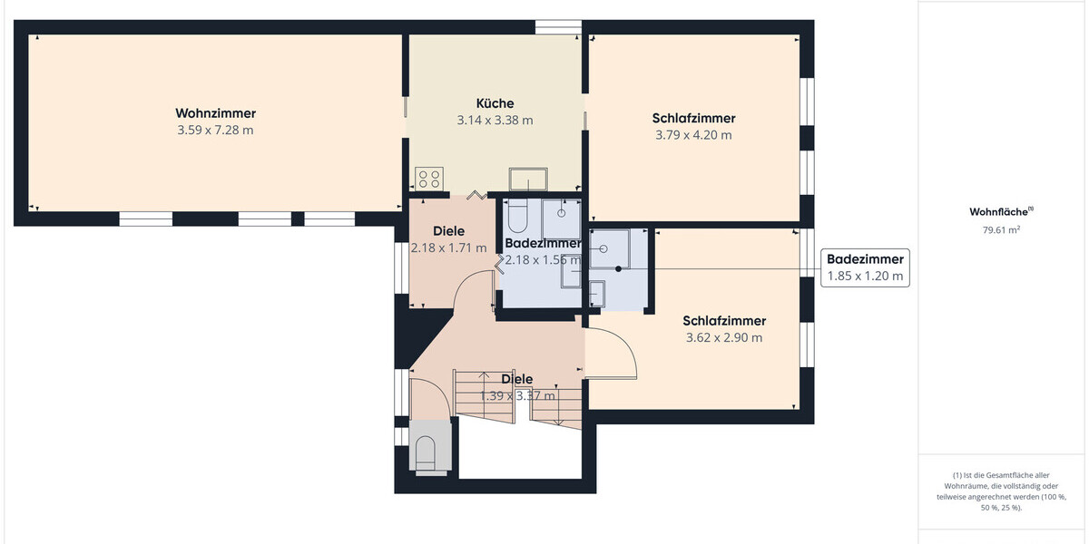 Wohnen, Vermieten oder Mehrgenerationenhaus – 196 m² Wohnfläche auf großzügigem Grundstück - Zweifamilienhaus Suhl Aue 1 | Angebot:26921880
